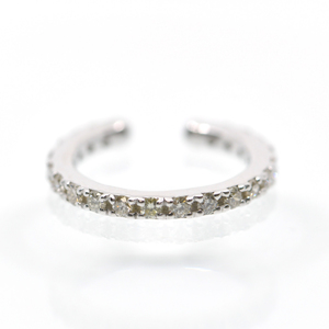 0.2ct 10金 イヤーカフ ホワイトゴールド管理番号RTJ-019 246-001-WG