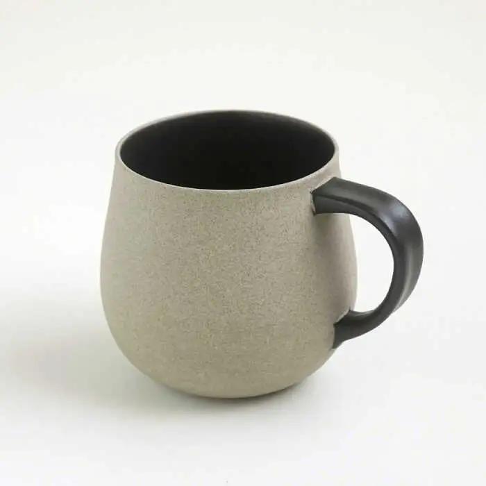 【波佐見焼】カラービスク マグカップ2色セット 黄色・黒【光和陶器】[SC77]