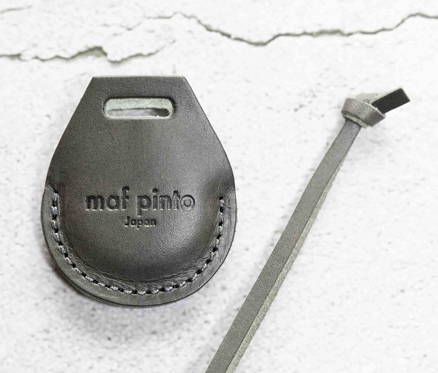 エアタグ用 ケース カバー（フルカバーモデル） レザー 本革 apple airtag 【グレー】