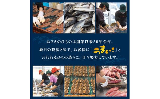 おざきのひもの 詰め合わせセット＜旬の魚をお届け！＞（Aセット） 【冷蔵】