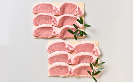オリーブ豚 ロースステーキ用 オリーブ豚【1200g(600g×2)】