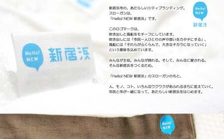 【今治タオル】【Hello!NEW タオルケット】「祈」シリーズ 2nd Edition（ブラウン）