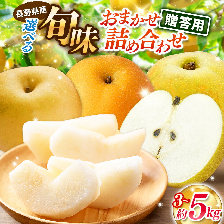 【ふるさと納税】【2026年 先行予約】選べる量！信州松本平産 梨【幸水・豊水・南水】おまかせ詰め合わせセット【2026年7月頃から発送】 ｜ 果物 くだもの フルーツ 幸水 豊水 南水 信州産 長野県 塩尻市