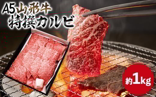 山形牛 A5 特選カルビ 約1kg FY25-198