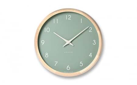 Campagne couleur / PC24-03 GN 壁掛け時計 時計 Lemnos レムノス インテリア 民芸品 工芸品 工芸 伝統技術 壁掛け  FAD-1331