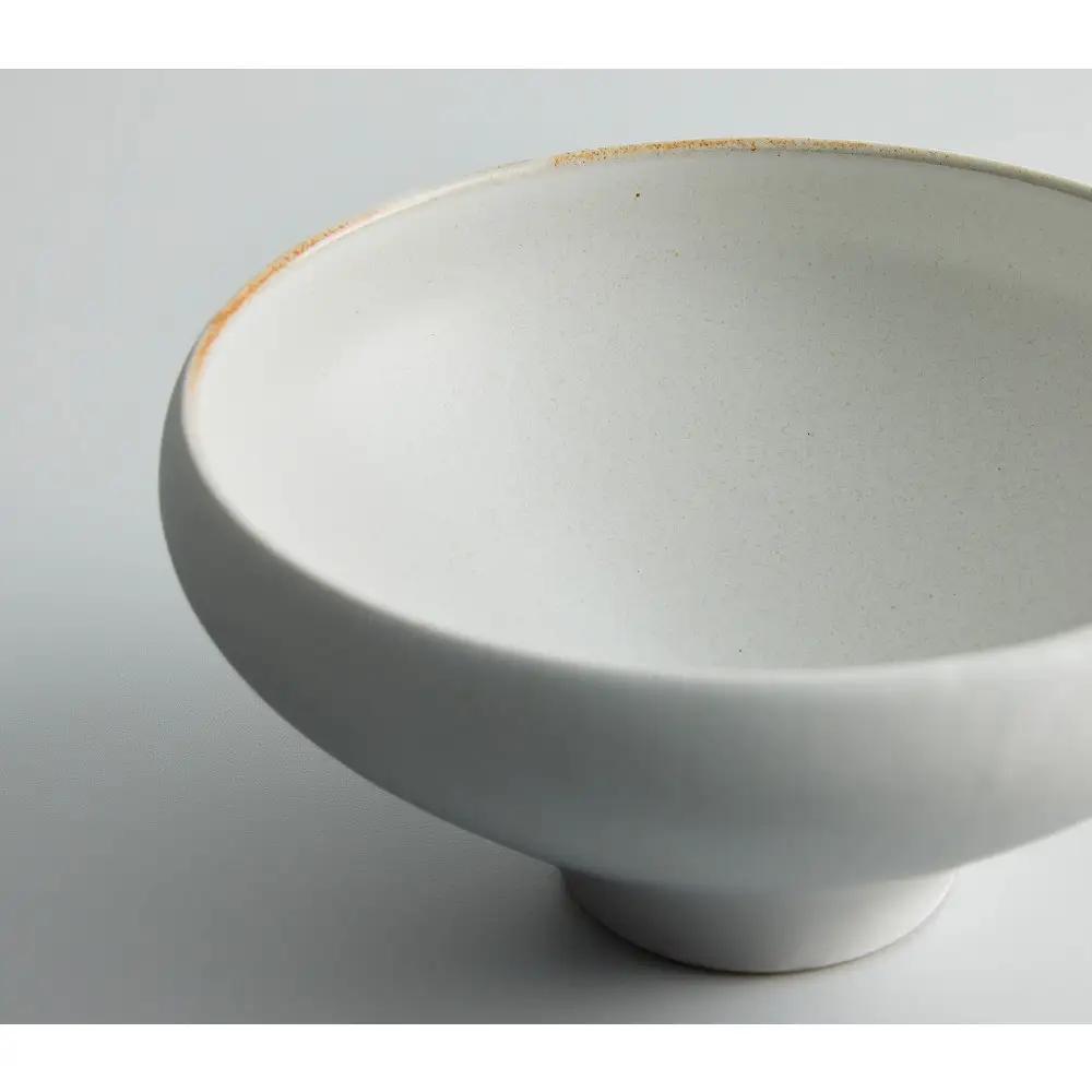 Tableware Deep Bowl Curveペアセット18cm 乳白