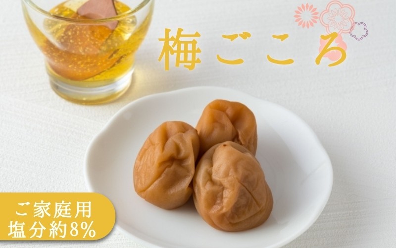 
                  ご家庭用梅干し　梅ごころ　500g / みなべ町 梅干 うめぼし ウメ はちみつ梅 はちみつ入り はちみつ漬け 家庭用 紀州南高梅 南高梅 簡易包装 お弁当 おにぎり【mrt003】
                