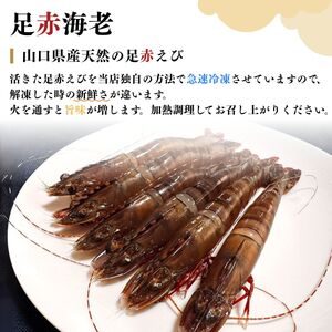 【活き〆】冷凍 足赤えび 500g ×2 パック | 足赤えび 足赤えび 足赤えび 足赤えび 足赤えび 山口県 宇部市
