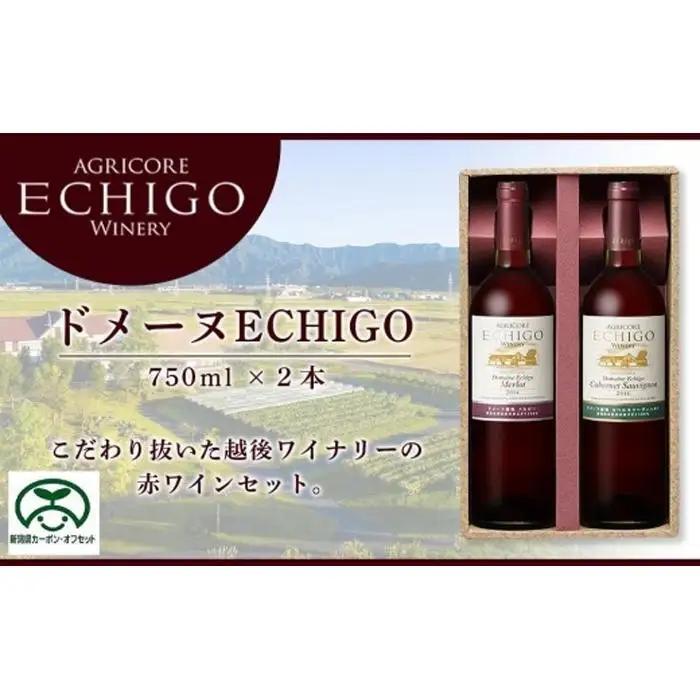 ドメーヌECHIGO　赤ワイン２本セット【カーボン・オフセット対象】 | 赤ワイン