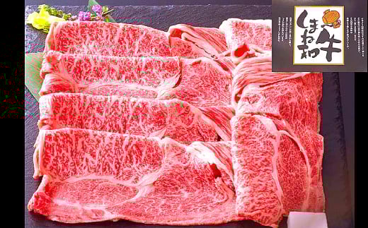 しまね和牛 ロース(すき焼き用) 1.2kg【和牛 牛肉 牛 肉 ロース にく お祝い ご褒美 贅沢 特別 ご馳走 パーティー すき焼き すきやき】
