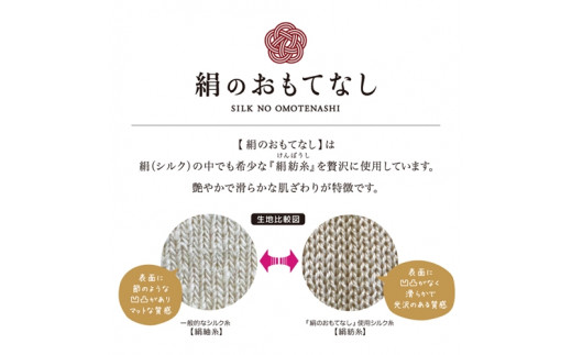 絹のおもてなし　肌側シルク　履き口やさしい5本指ソックス／靴下　高級シルク　レディース　婦人　美肌ケア　美容　保湿　肌に優しい_イメージ4