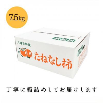ふるさと納税 八幡浜市 《秋の味覚 種なしで食べやすい》 訳あり ひらたねなし柿 7.5kg【D20-36】 |  | 03