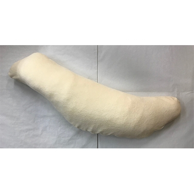 
抱き枕 (全長118cm) あったかフリース枕カバー付き クリーム [2349]
