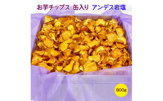 
お芋チップス缶入り (800g) アンデス岩塩 [1652]
