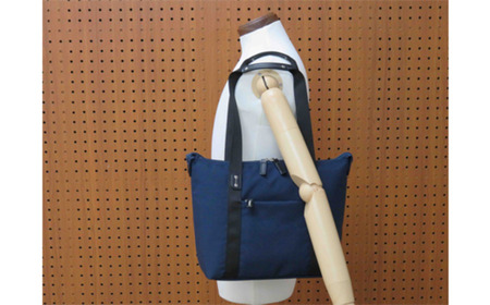 エビータシンプルトート (No.4001-60) ネイビー / 木和田 トートバッグ 軽量 撥水 ナイロン 肩掛け 手提げ A4サイズ 高級 かばん カバン バッグ 鞄 手作り メンズ レディース 日