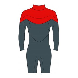 【春夏用】SABALLER　ウェットスーツ　LONG CHEST ZIP　LSスプリング　フルオーダ【1690836】