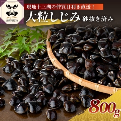 津軽十三湖産 大粒しじみ800g(冷凍・砂抜き済)