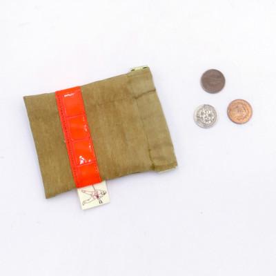 ふるさと納税 高梁市 【一点物】高梁市消防本部　消防服リメイク　バネ口ポーチ2点セット　 |  | 02