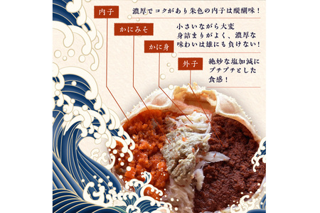 【訳あり】☆蟹の宝石箱☆お手軽！絶品！ オオズワイガニメス甲羅盛3個