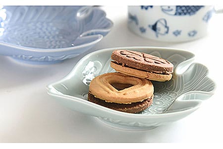 【波佐見焼】アールシーボリ チョウチョウウオ科 5色セット 食器 皿 【natural69】 [QA121] 波佐見焼