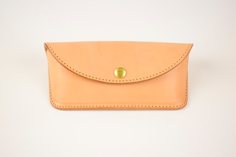 【minca】栃木レザーのメガネケース 本革 /Glasses case 01/タン(生成)　525【ファッション 人気 おすすめ 】