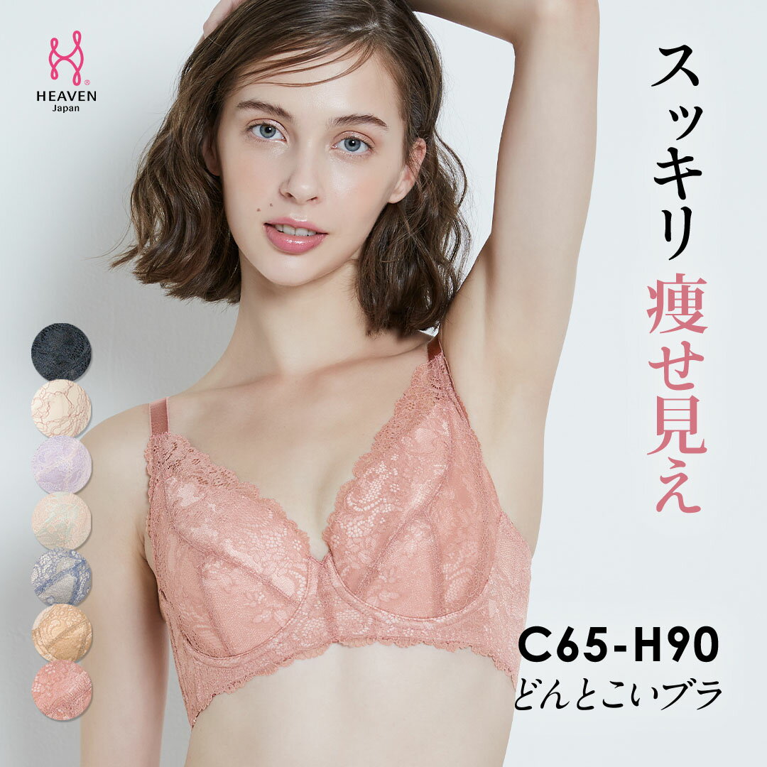 【ふるさと納税】どんとこいブラ ブラ単品 CDEFGHカップ | フルカップ バストアップ すっきり 脇高 揺れない スッキリはみ肉 脇肉 育乳ブラ ブラジャー 補正下着 バストアップブラ 大きいサイズ ヘブンジャパン HEAVEN Japan
