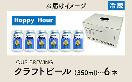 【先行予約】OUR BREWING クラフトビール【Hoppy Hour】6本セット ※10月下旬順次発送予定 [A-156004]