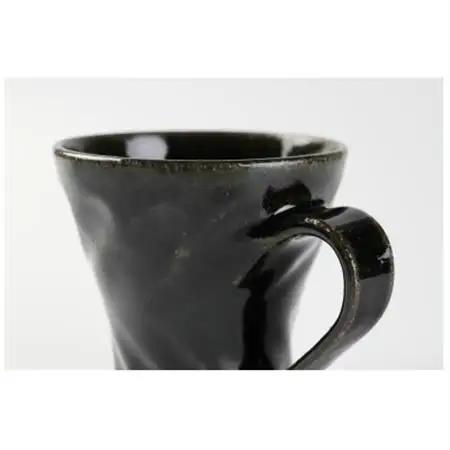 石炭黒釉鎬マグカップ小セット_雑貨・日用品 グラス・カップ 食器 _【1548249】