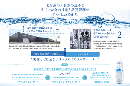 【12ヵ月定期便】大雪旭岳源水（2L×12本）