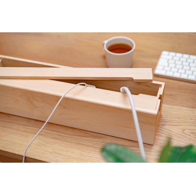 ふるさと納税 旭川市 ケーブルボックス(大)(メープル)_05523