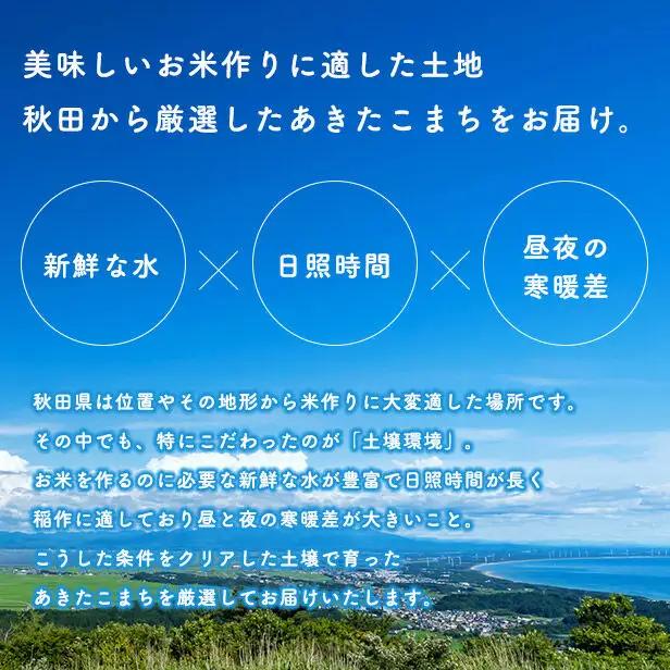 《令和8年産新米予約》 《定期便12ヶ月》【3分搗き】あきたこまち 20kg（5kg×4） 秋田県産 こまちライン 秋田県 大仙市産