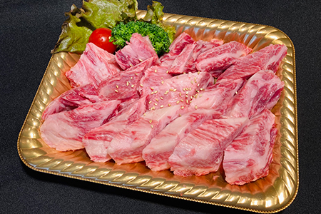 特選A5松阪牛 職人カットの中落ちカルビ焼肉セット 自家製タレ付き（300g）【焼肉和牛料理　金竹】おうちでふるなび美食体験 FN-Limited743235