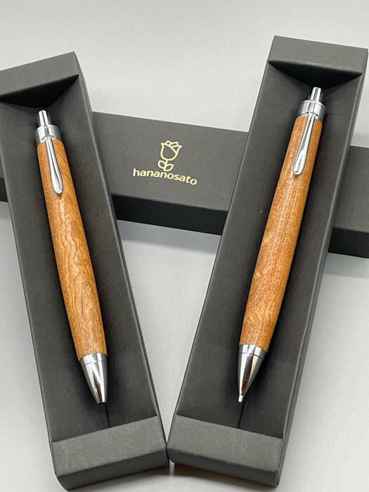 【ふるさと納税】 木軸ボールペン ／ 筆記用具 日用品 天然木 送料無料 埼玉県 No.449