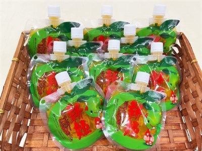 ゼリー 果肉入り 新姫ゼリー 10個【kmkn0068】