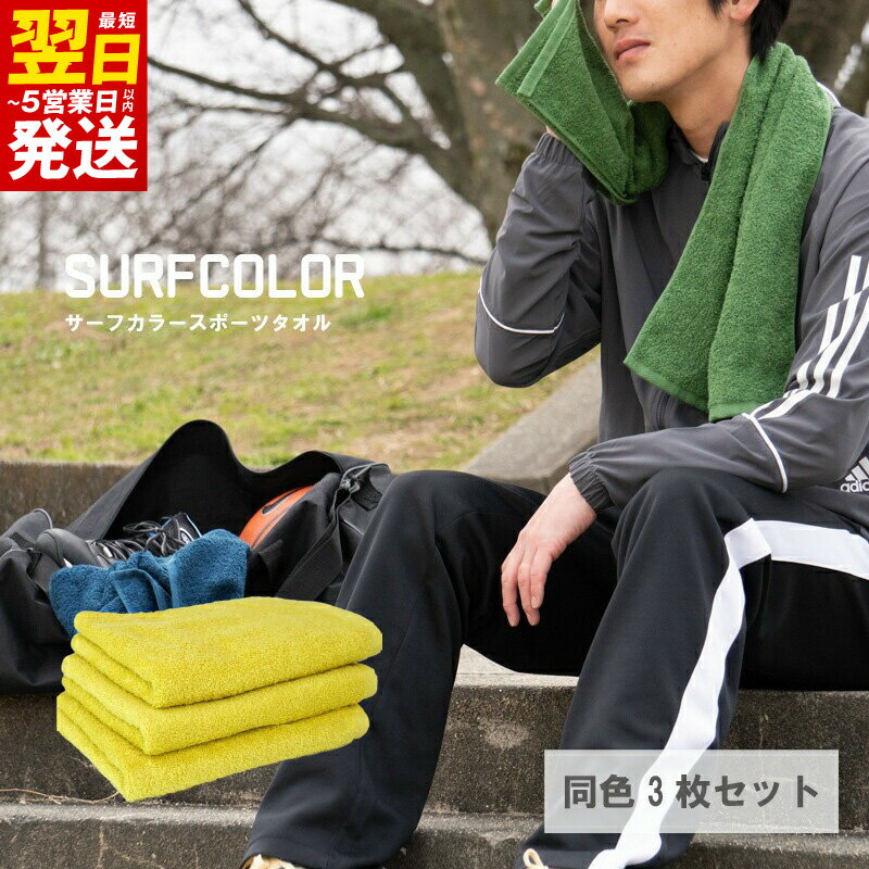 【ふるさと納税】コンパクトバスタオル マスタード 3枚 セット 約40cm×100cm バスタオル 泉州タオル 日本製 綿100％ 吸水性 単色 無地 国産 タオル 日用品 防災グッズ お取り寄せ 最短 翌日発送 5営業日 大阪府 泉佐野市 送料無料