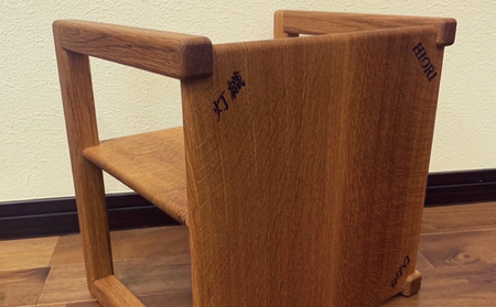 3wayキッズチェアオーク(名入れ対応)