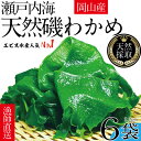 【ふるさと納税】風味豊かな 瀬戸内 わかめ 22g×6袋 エビス水産【岡山 瀬戸内海 天然 カットわかめ】　【 常備菜 無添加 無着色 味噌汁 炊き込み 】