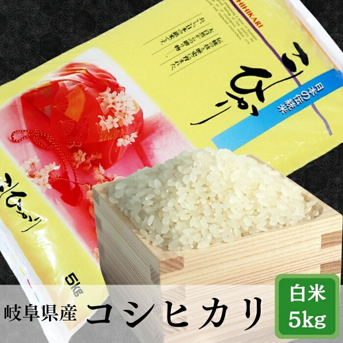 【ふるさと納税】≪令和7年産≫【新米】 岐阜 コシヒカリ 5kg【単発便／定期便】