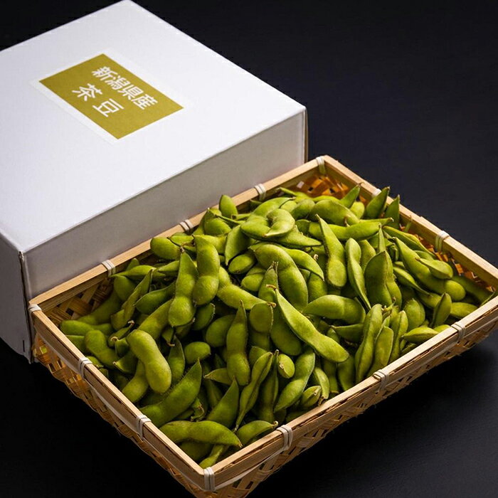 【ふるさと納税】先行予約【新潟県産】くろさき茶豆　【1.5kg】　2026年8月～順次発送　新潟　新潟県　枝豆　えだまめ　茶豆　おつまみ　お取り寄せ　グルメ　1.5kg　豆