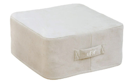 uFit Trampoline【グレージュ】 【136011-1】 家庭用ﾄﾗﾝﾎﾟﾘﾝ ｴｸｻｻｲｽﾞ 運動習慣 高反発 高弾力 体幹 有酸素運動 筋ﾄﾚ 静音設計 ｸｯｼｮﾝ