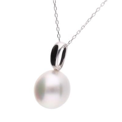 ふるさと納税 神戸市 【響】白蝶真珠(南洋真珠) K18 ホワイトゴールド ペンダントトップ |  | 01