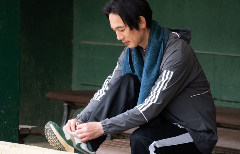 【スピード発送】サウナハットとミニバスタオルセット（グレーとネイビー） G3541