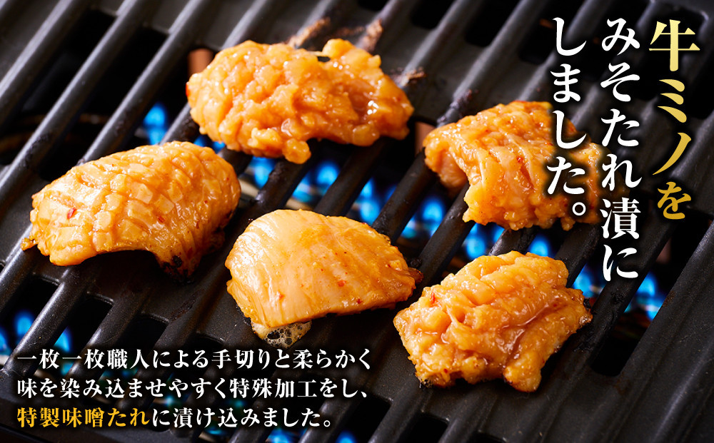 牛ミノ ピリ辛漬け 1.2kg ( 300g × 4パック ) 小分け 個包装 便利 牛肉 ホルモン ミノ 焼肉 焼き肉 お肉 肉 焼くだけ 冷凍 たれ 味付き BBQ アウトドア キャンプ 人気 おすすめ 神奈川 川崎【2026年9月発送】