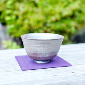 お茶碗（銀色）大塩 恵旦作 4000-002