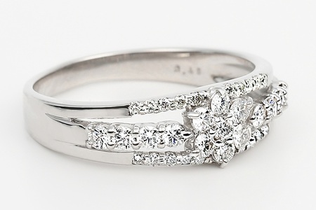 プラチナ ダイヤ リング 0.45CT R3363DI-P NSAN008