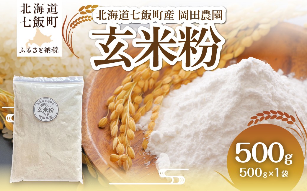 
                  【先行予約】玄米粉500ｇ×1 【 ふるさと納税 人気 おすすめ ランキング 玄米粉 玄米 グルテンフリー ホットケーキミックス パン ケーキ クッキー パンケーキ お菓子作り スイーツ 北海道産 北海道 七飯町 送料無料 】 NAZ026
                