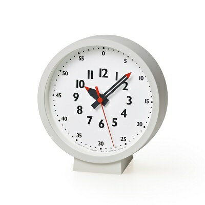 【ふるさと納税】置き時計 受賞多数 時計 fun pun clock for table YD18-04 掛け時計 Lemnos レムノス 壁掛け時計 インテリア　 富山県高岡市 　お届け：※申込状況によりお届け迄1～2ヶ月程度かかる場合があります。