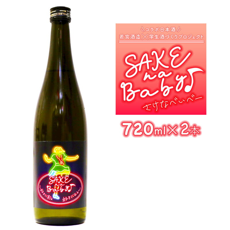 【ふるさと納税】日本酒 SAKE na Baby 720ml×2本【 日本酒 酒 若宮酒造 贈り物 国産 プレゼント ギフト 贈答 こだわり 特産品 オリジナル 綾部 京都 】