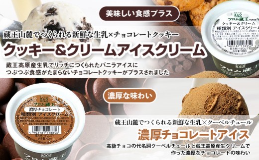 【季節限定】フロム蔵王「アップルパイ＆贅沢マロン」マルチアイスBOX 6種×4個（24個入り）