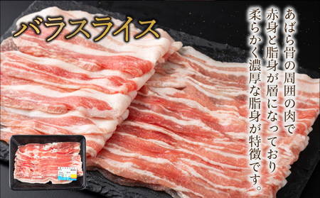 MCBS4-26 宮崎県産豚 ローススライス600g、肩ローススライス600g、バラスライス600g、小間切れ800gの豚肉セット（合計2.6kg）